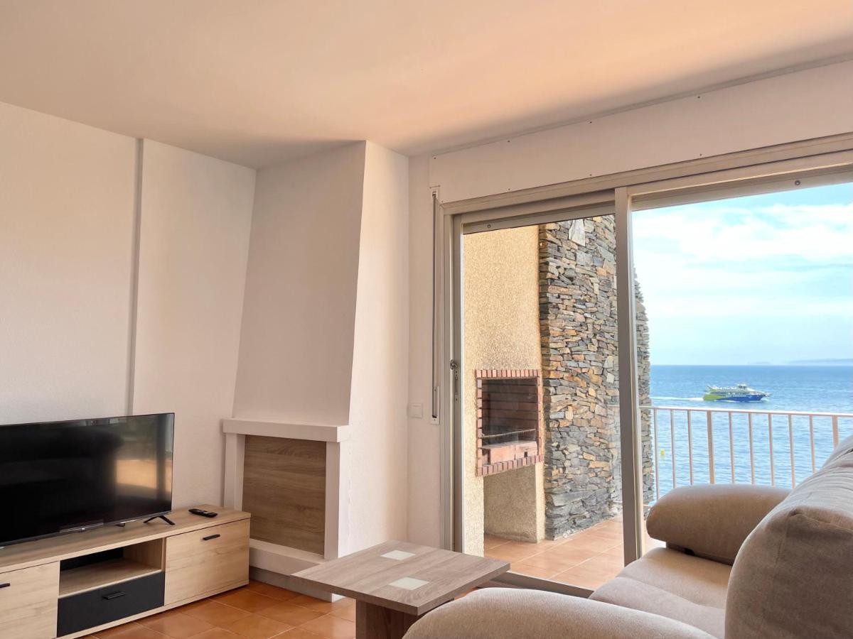 Luminoso Apartamento Frente Al Mar Con Piscina Росас Экстерьер фото